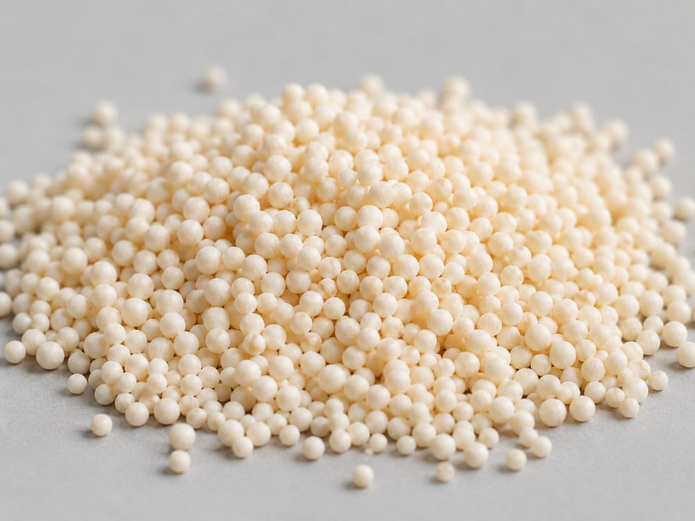Weak Base Anion Resin bead sample