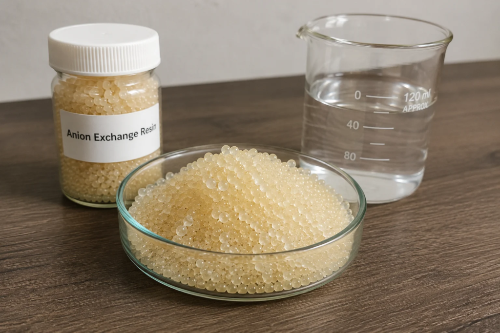 anion exchange resin