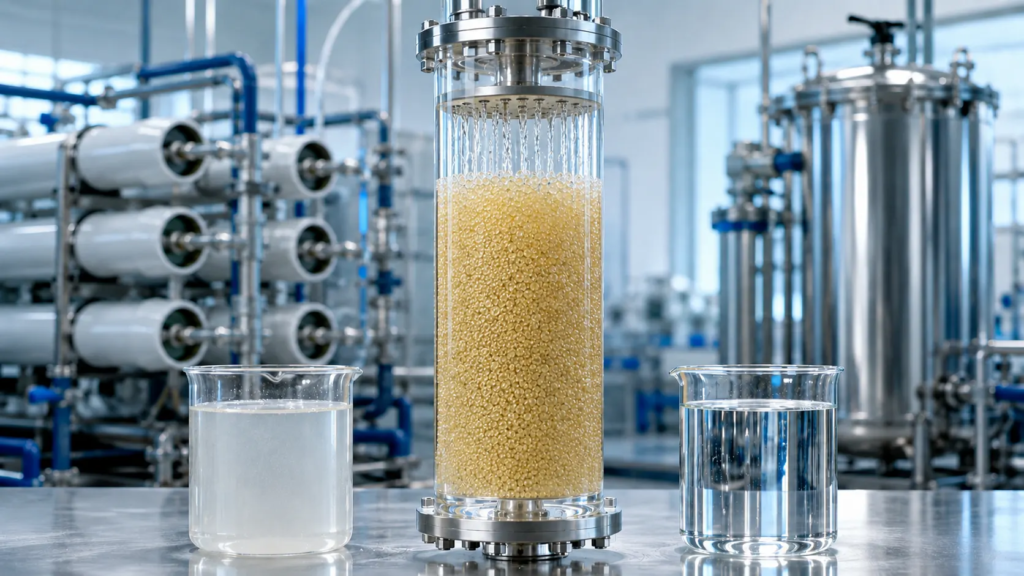 silica removal from water