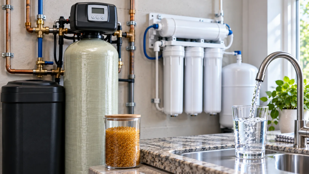 does a water softener remove lead