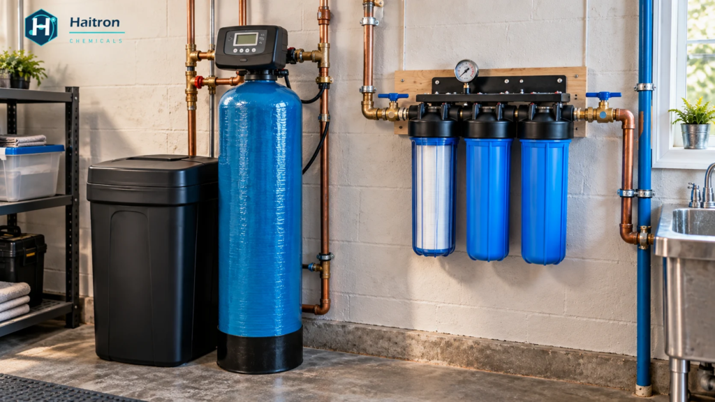 water softener vs water filter